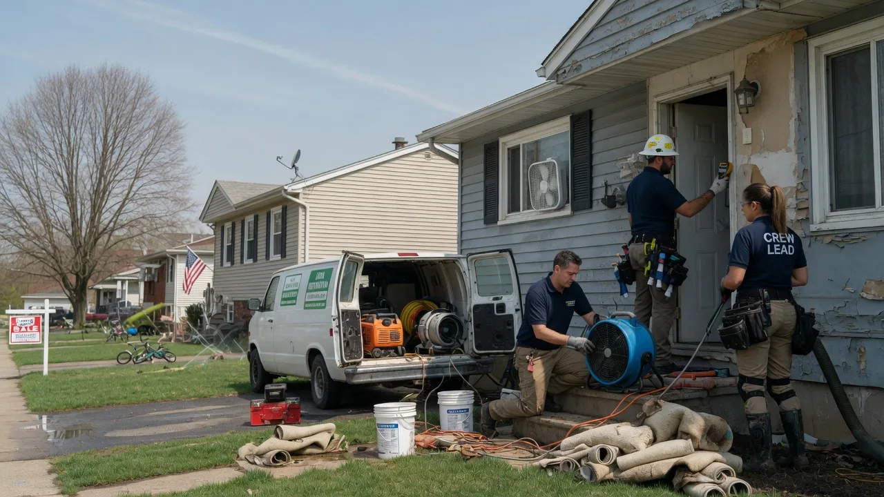 Flood Cleanup in Coloma, MI near me