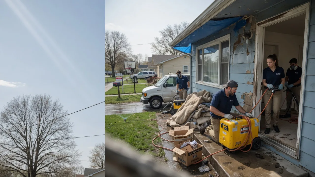 Basement Flood Cleanup in Coloma, MI near me